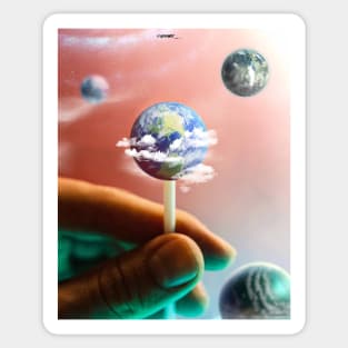 Candy planets Sticker